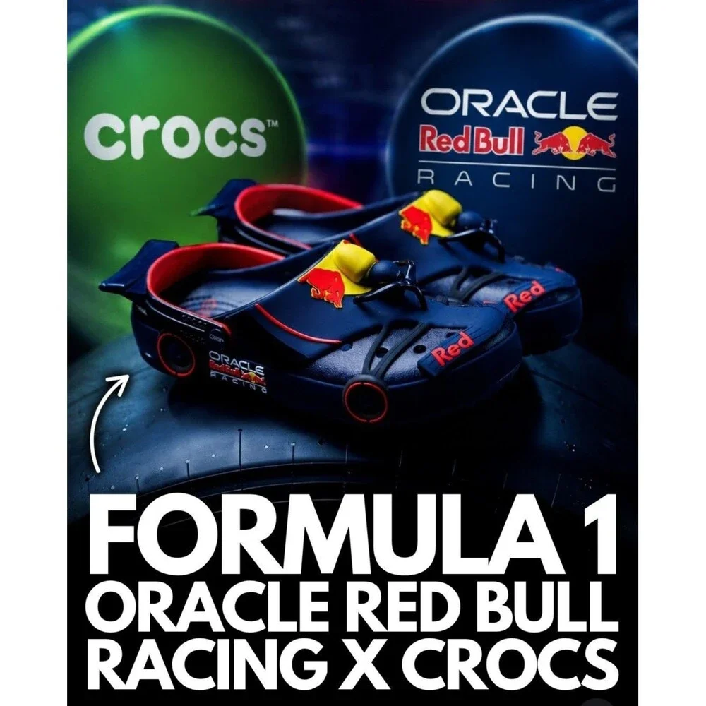Oracle Red Bull Racing x Crocs Crocband Clog Limited Edition Men's 12 IN HAND